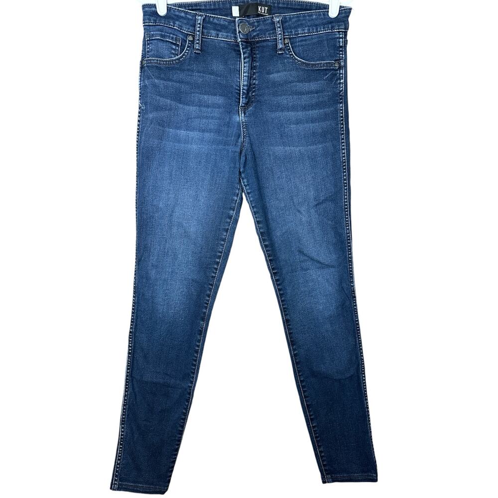 Kut From The Kloth ‘Mia Fab AB Toothpick Skinny’ Medium Wash Blue Jeans Size 8